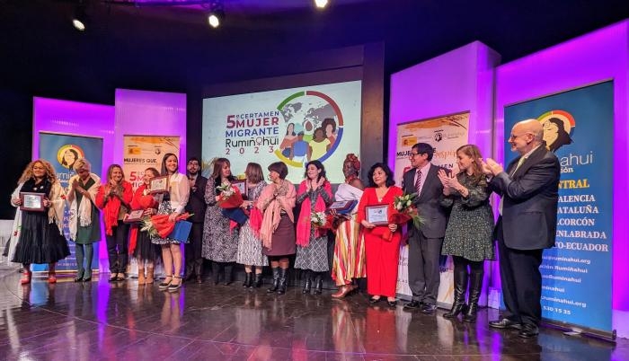 Ecuatorianas premiadas por su trayectoria en España